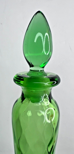 Heisey #515 Diamond Optic Moongleam Perfume Decanter ca 1925 (Rare Item) - Picture 9 of 10