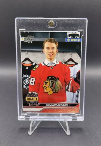 2023-24 Connor Bedard Upper Deck Extended Series Draft Day Rookie #740 RC