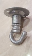 3 x  industrial Ceiling Hook Light retro Galvanised Conduit ceiling rose Lamp