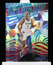 2022 Panini Revolution WNBA Queen Egbo Rookie Revolution RC Cubic #34/50 Fever