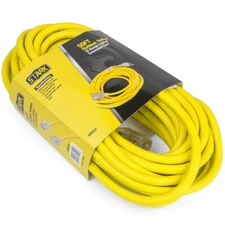 50ft Extension Power Cord Cable 12/3 Gauge Electric Indoor / Outdoor SJTW glo