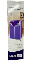 Elegant Home 36'' Portable Fabric Storage Closet NIB *Check Description
