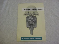 Dayton Albatross Autocar Motor scooter 1950's brochure
