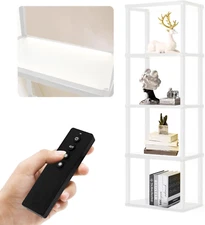 Tall Display Shelf Floor Lamp, Dimmable LED Lamp with 3 Color Temperatures, Stur