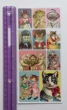 Violette Collection - SCHOLAR CATS - Sheet of Cats Stickers P88