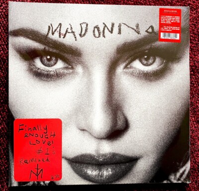 MADONNA RECORD FINALLY ENOUGH LOVE PROMO SEALED EUROPE RED 2 DISC EXCLUSIVE LP
