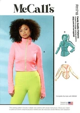 McCall's R11718 Corset-Style Jacket w Standing Collar, Hood Sz 12-20 UNCUT M8365