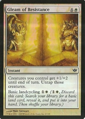MTG - Conflux - Gleam of Resistance - 2X - Foil - NM