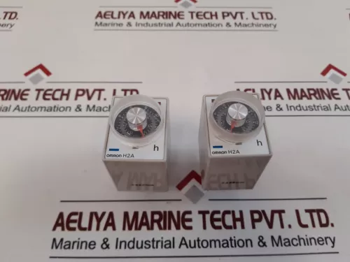 Lot of 2X Omron h2a timer 110 vac