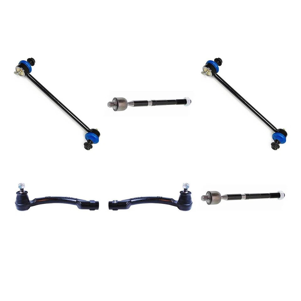 Mevotech 6 件装前领带杆端层杆摇杆链接适用于 2014-15 起亚 Forte Koup — 第 2/4 张图片