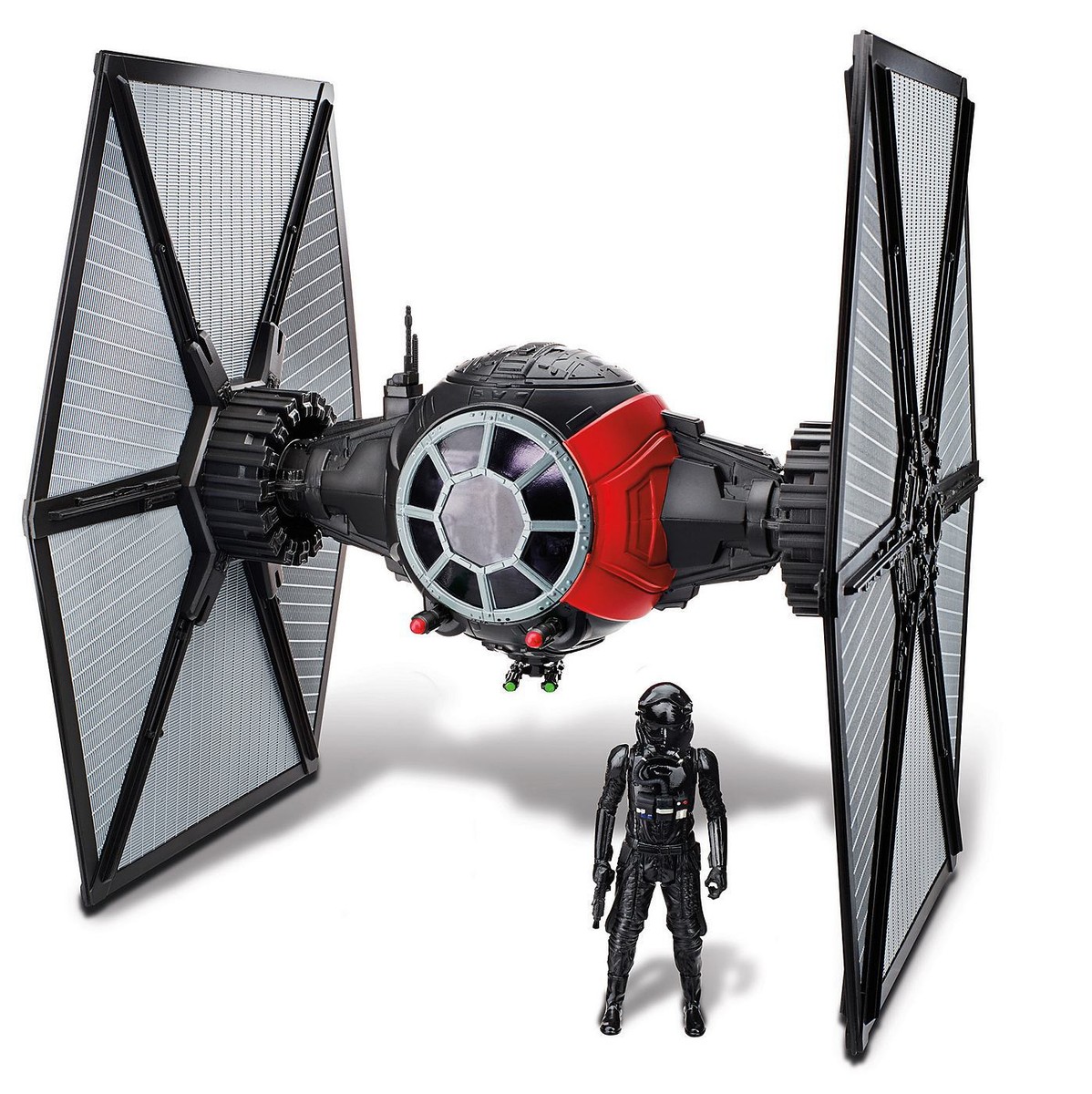 Star Wars TIEファイター　ハズブロ　3.75 おまけ付き STAR WARS THE FORCE AWAKENS CLASS II DELUXE FIRST ORDER TIE
