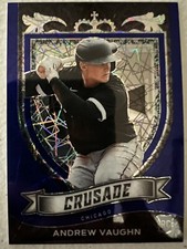 2021 Panini Chronicles Blue Velocity Prizm RC Crusade Andrew Vaughn White Sox