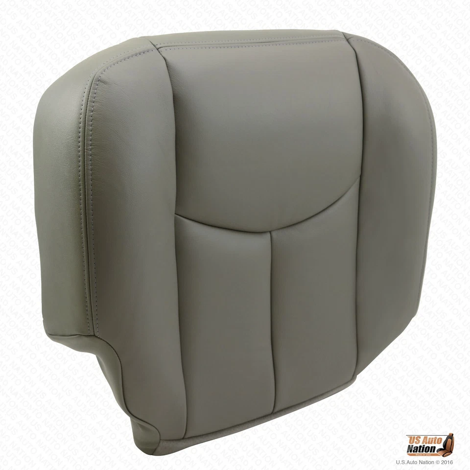 Cubierta de asiento inferior gris para pasajero Chevy Tahoe 2003 2004 2005 2006 cuero genuino Foto 2 de 4