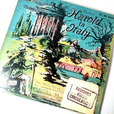Berlioz Harold in Italy William Primrose Mono Vtg Vinyl LP Record Album ML 4542