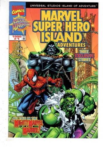 MARVEL SUPER HERO ISLAND ADVENTURES #1 (1999) - GRADE 9.4 - SPIDER-MAN DOOM HULK - Picture 1 of 2