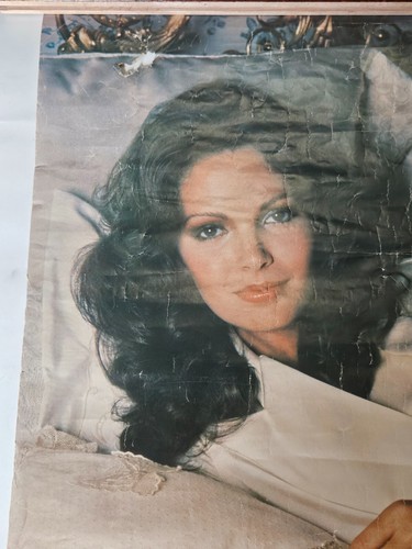 PINUP POSTER ~ Jaclyn Smith 1977 #14-515 In White 20x28" Charlie's Angels Kelly - Picture 8 of 9