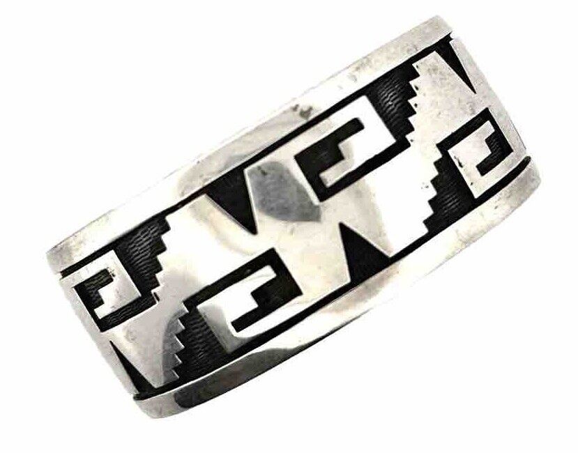 Bradley Gashwazra Hopi Cuff Sterling Silver Native American Bradley Gashwazra Hopi Cuff Sterling Silver Native American