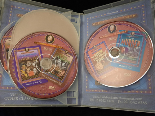 Alfred Hitchcock 10 Movies Collection DVD Region 4 - Picture 3 of 4
