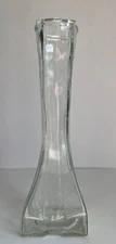 "Vintage Europa Clear Glass Vase - Classic Bud Vase from 1986 for  Flower-9"tall