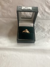 10K Gold Ladies Claddagh Ring Size 6.5