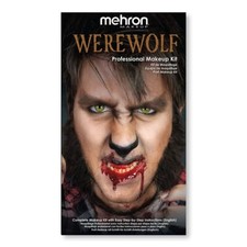 Mehron Premium Werewolf Makeup Kit with Accessories for Halloween Cosplay