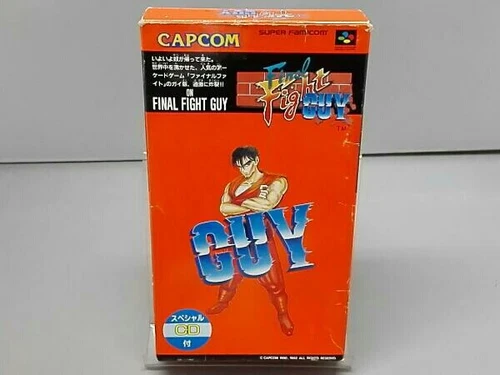 Final Fight Guy Super Famicom Capcom Used Japan Action Game Boxed Tested 1992