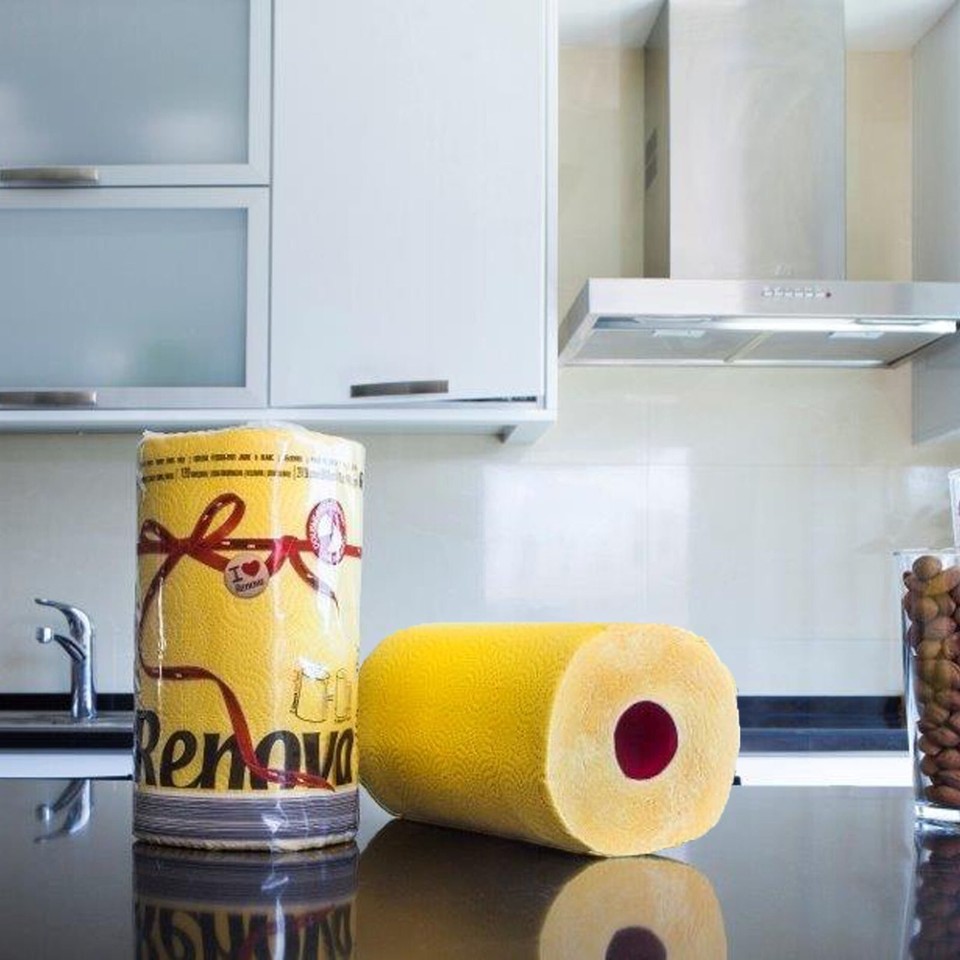 Renova Colored Paper Towels Jumbo Roll, 2 Ply, 120 Highly Absorbent Sheets eBay