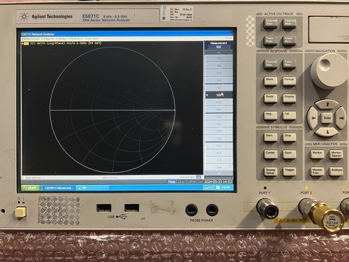 Agilent E5071C, 4-Port Network Analyzer, 8,5GHz, 019,480,UNQ, MY46110664 # - Picture 10 of 17