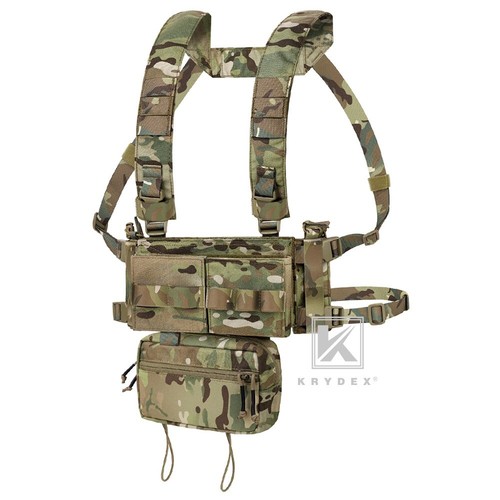 Krydex MK3 MK4 Micro Fight Truhe Rig Chassis Taktisches Magazin Etui Träger MC Camouflage - Bild 8 von 16