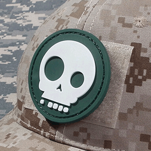 DEATH SKULL PIRATE Patches 3D PVC USA ARMY HOOK LOOP PATCH BADGE - Picture 4 of 6