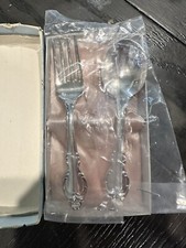 Holmes  Edwards Deep Silver Baby Silverware Set In original box 