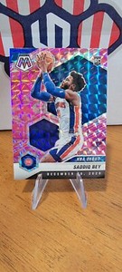 2020-21 Panini Mosaic NBA Debut Mosaic Pink Camo Prizm Saddiq Bey #276