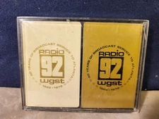 WGST Radio Atlanta 50th Anniversary Playing Cards Unopened and in Case Redislip