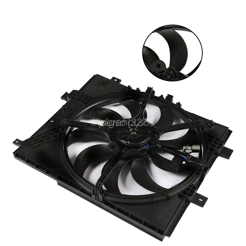 Radiator Cooling Fan For 2012-2019 Nissan Versa 14-19 Versa Note AT CVT Models - Image 4 of 4