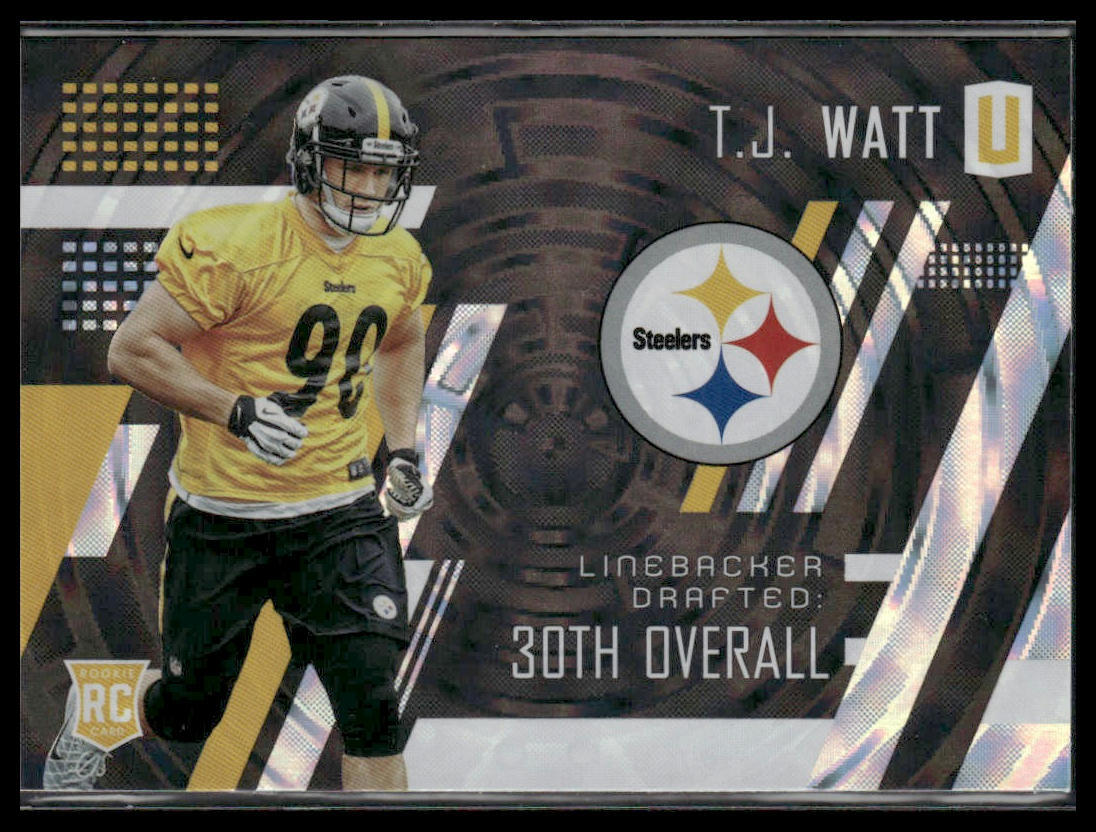 2017 Panini Unparalleled #255 T.J. Watt Rookie Pittsburgh Steelers
