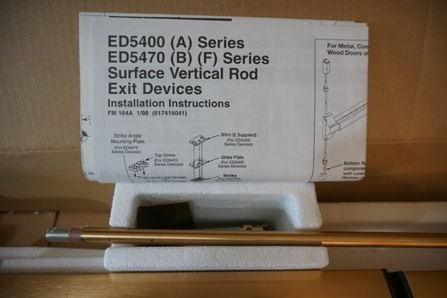 Corbin Russwin ED5400 612 Vertical Rod Exit Device Bronze LHR 36" SPARE PARTS - Picture 6 of 6