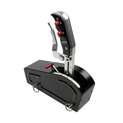 B&M Pro Stick Dual Button Magnum Grip Automatic Gated Shifter 2-Tone 2-4 Speed