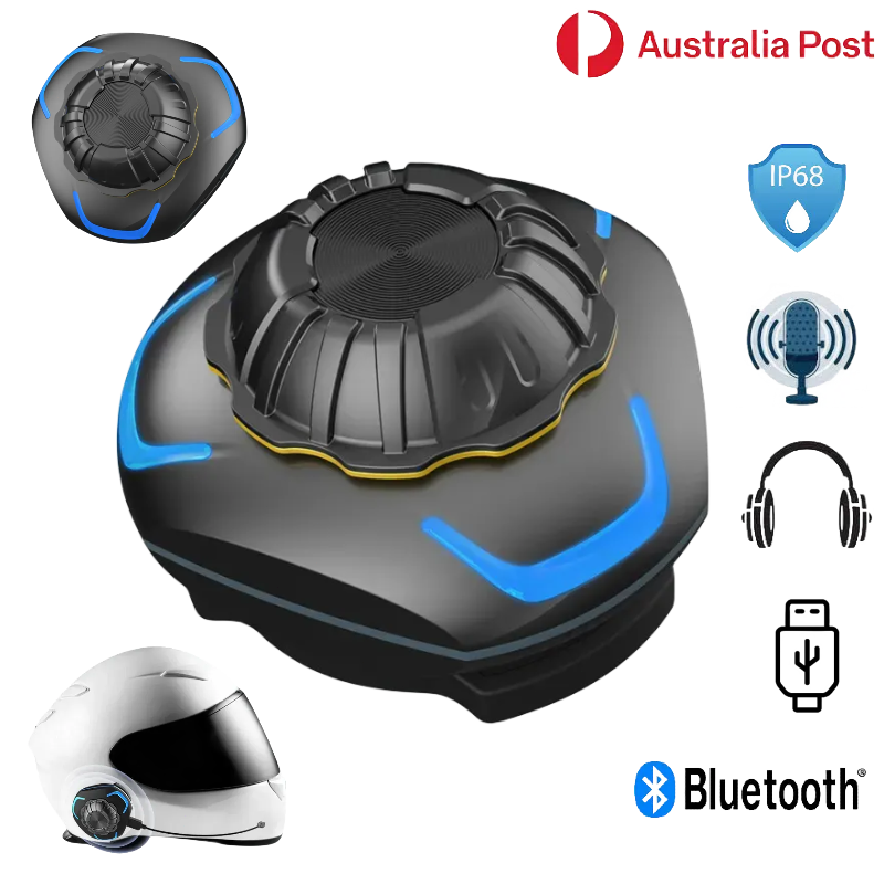 Motorcycle Helmet Headset Bone Conduction Bluetooth Interphone