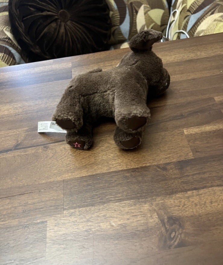 American Girl Doll Pet Chocolate Lab Puppy Dog Plush Stuffed Animal