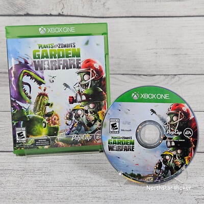 Plants vs. Zombies: Garden Warfare (Xbox One, 2014) Case, Cover & Disc | Tested