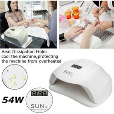 SUN X LAMPADA FORNETTO LED UV 54W MANICURE TIMER RICOSTRUZIONE UNGHIE NAIL ART