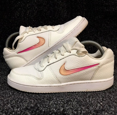 Nike Ebernon Low White Sneaker Turnschuhe UK4,5 / EU38 Mädchen Damen Ladies