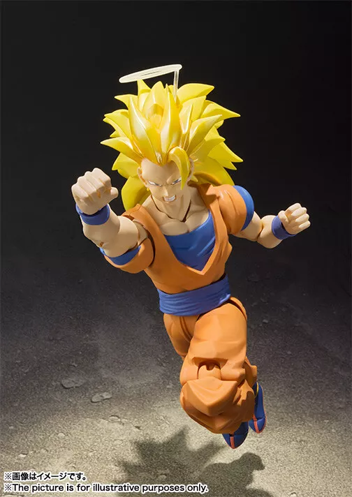 Action Figure Son Goku Super Sayajin 3 Dragon Ball Z, Bandai