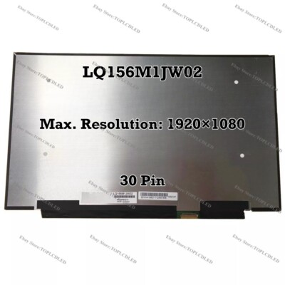 LQ156M1JW02 15.6 '' FHD 60Hz Slim IPS EDP 30 Pin LCD Screen Panel 100% sRGB
