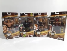 WWE Elite Legends Series 15 Lot of 4 - KANE X-PAC Lex Luger Stacy Keibler - NEW