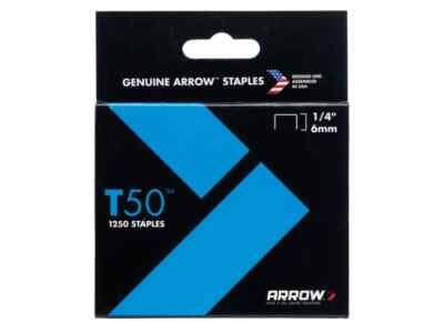 Arrow A504 T50 Heftklammern 6Mm (1/4In) (Pack 5000, 4 X 1250)ARRT5014