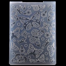 Butterfly Flowers Plastic Embossing Folders for Card Making  Scrapbooking