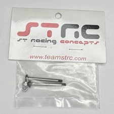 ST Racing Concepts Polished Steel Rear Outer Hinge Pin Set for Traxxas Slash NEW