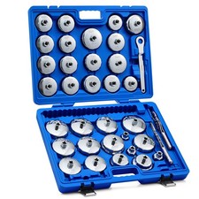 OMT 37pc 1/2" Drive Oil Filter Wrench Kit with Cup Type Sockets & 3 Wrenches