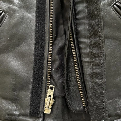 Vintage Vanson Men’s 42 Cafe Racer Style AZ Motorcycle Leather Jacket image 5